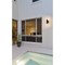 Z-Lite Laurent Outdoor Wall, 2-Light, 8 In.W x 9 In.L x 21 In.H, Black/Clear Seedy 599M2-BK - alternate 8